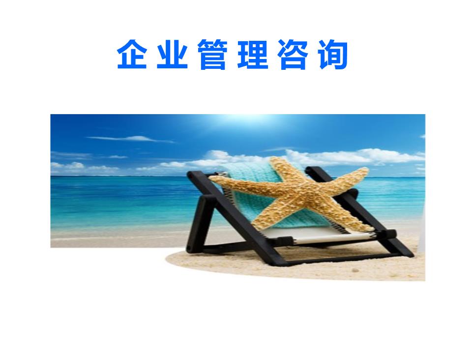 企业管理咨询(第3章)
